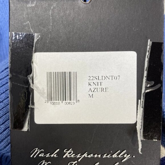 Cordova Womens Roll Neck Azure Stripe Knit Top & Matching Pants - Picture 12 of 12